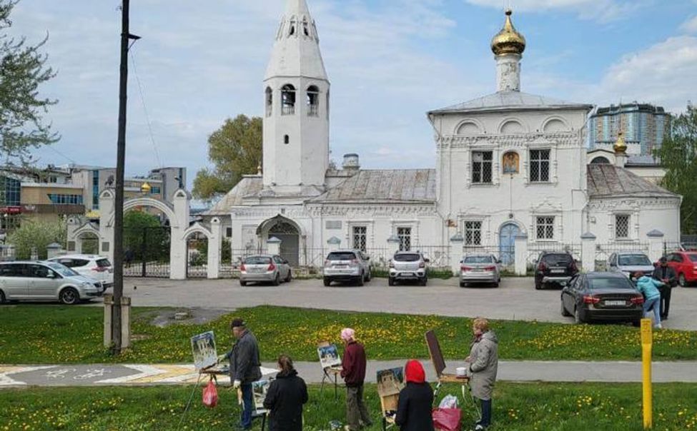 В столице начал работать всероссийский пленэр «Чебоксары в потоке времени»