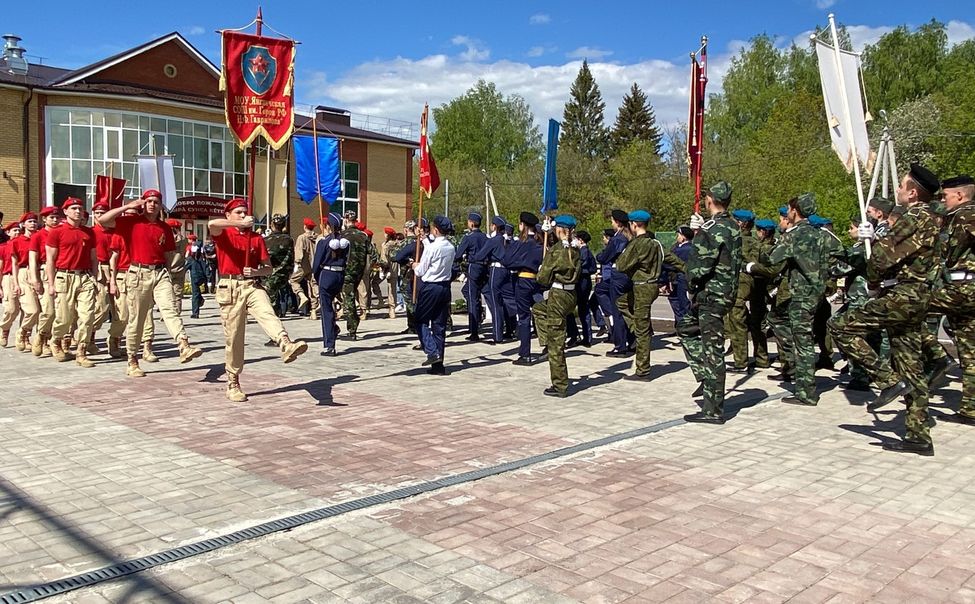 В Канашском МО состоялось открытие 54-х военно – спортивных игр «Зарница» и «Орленок»