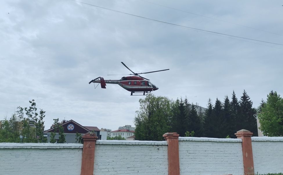 За сутки вертолет санавиации доставил двух пациентов в Чебоксары