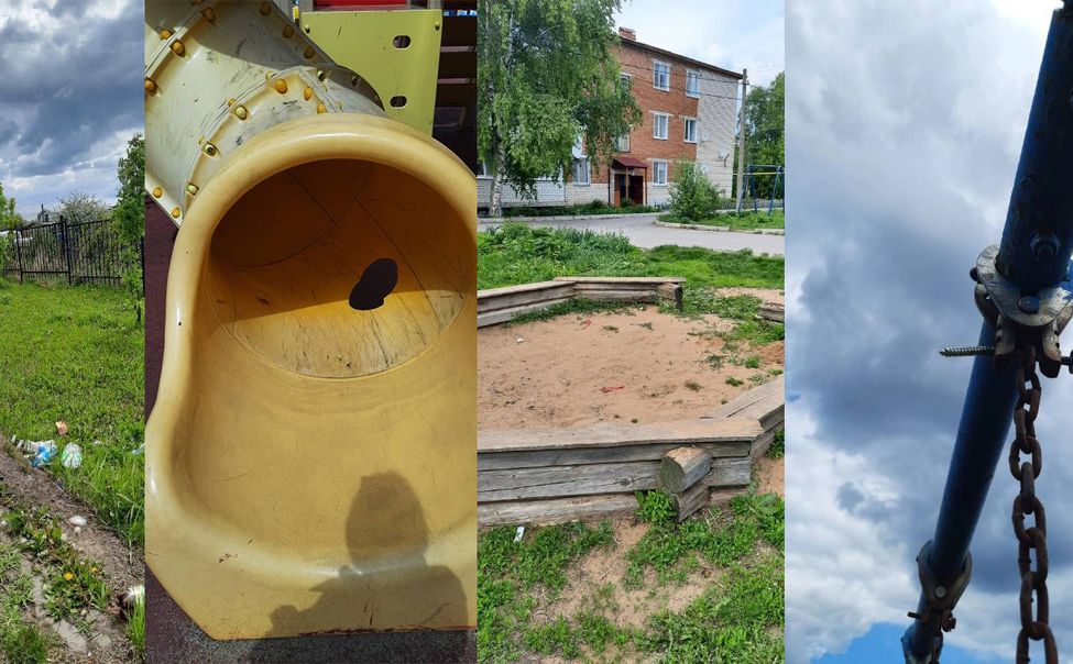 В Порецком округе выявили опасные детские площадки