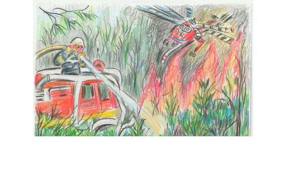 В Чувашии объявили конкурс рисунков «Береги лес от пожара»