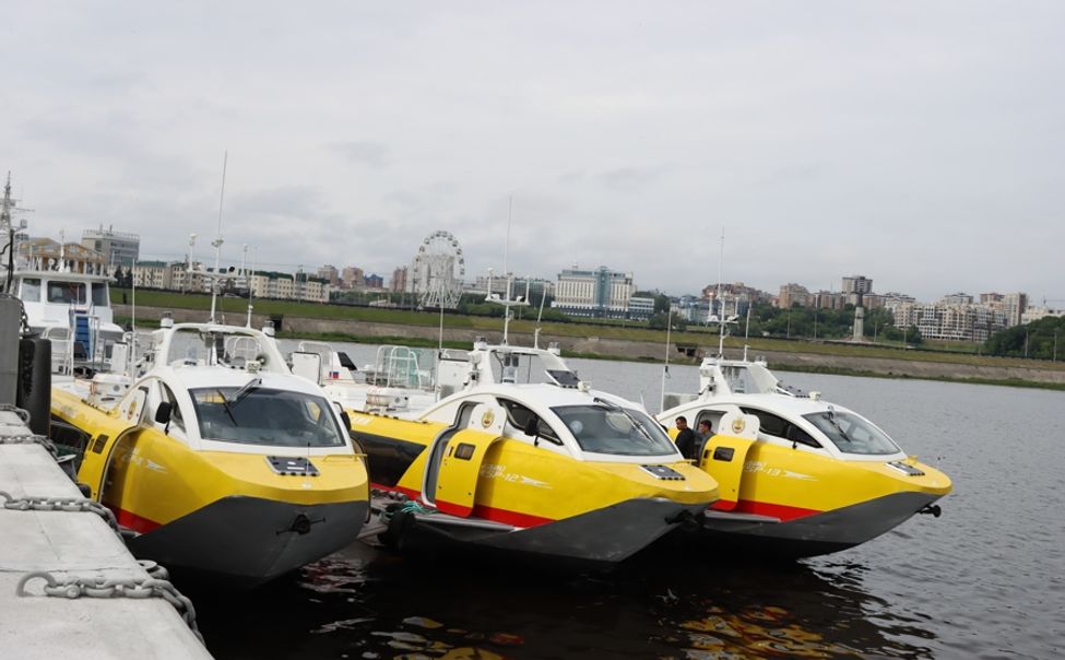 Три «Валдая» прибыли в Чебоксарский речной порт 