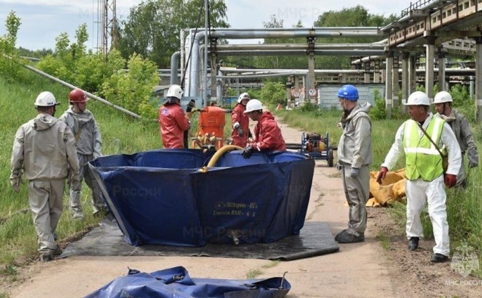 В Новочебоксарске ликвидировали разлив нефтепродуктов