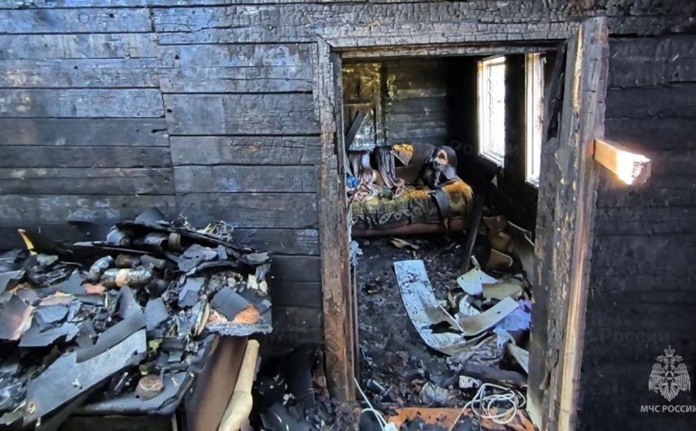 Огонь уничтожил дом жительницы Шумерлинского округа