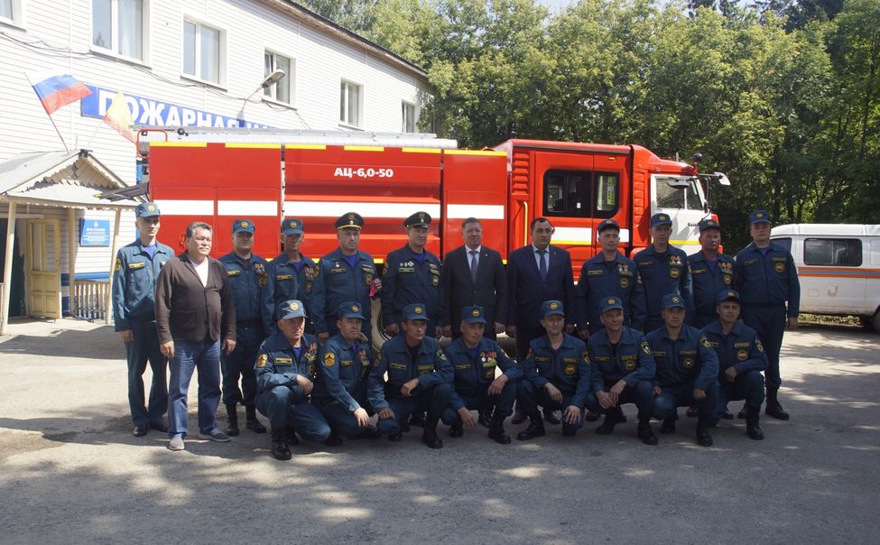 Автопарк пожарной части в Моргаушах пополнился новой пожарной машиной