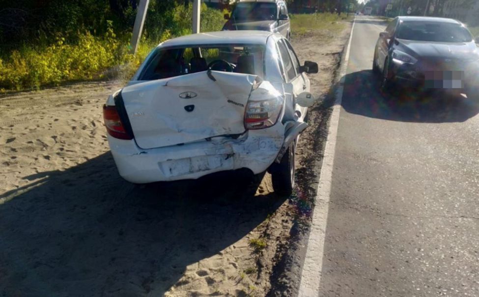 В Заволжье столкнулись два автомобиля 