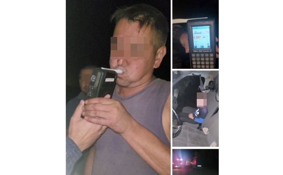 В Чувашии пьяный мужчина без прав перевозил сына 