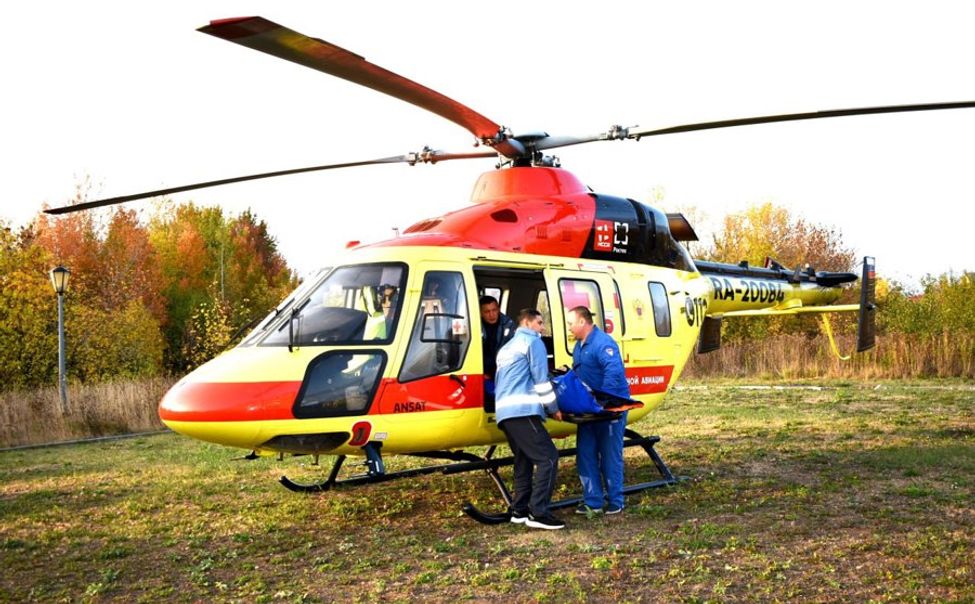Санитарная авиация помогла спасти жизнь пациентке из Алатыря