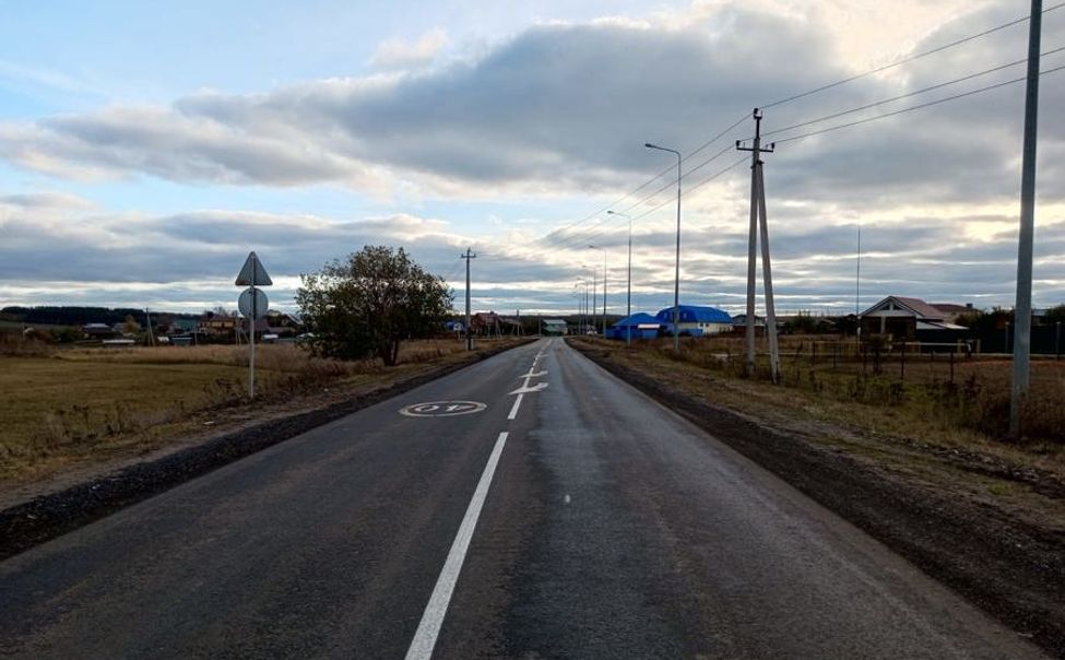В Моргаушском округе отремонтировали трассу Моргауши – Тораево – «Сура»