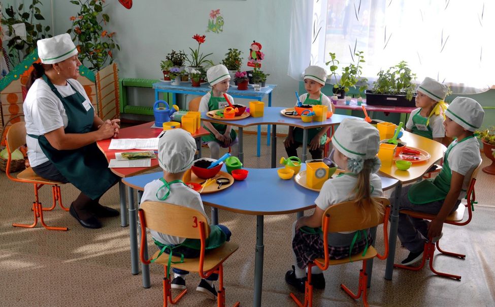 В детском саду №1 в Янтиково открылась агролаборатория
