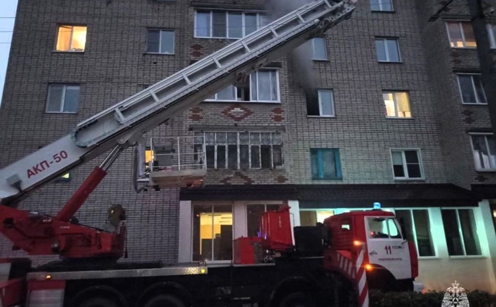 В Новочебоксарске горела квартира 