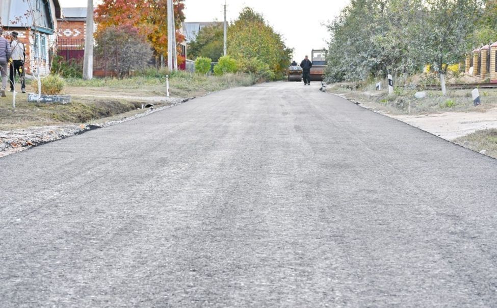 По инициативному бюджетированию в селе Шыгырдан починили дорогу