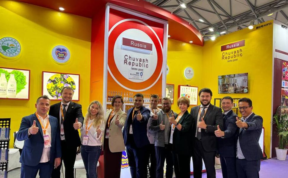 Производители продуктов питания из Чувашии участвуют в выставке в Китае