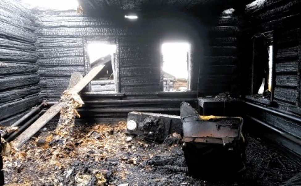 В Моргаушском округе при пожаре в доме погиб 77-летний мужчина