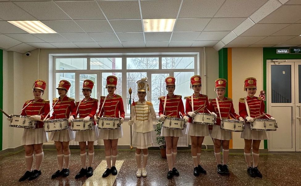 В Урмарской школе открылся новый кадетский класс МЧС 