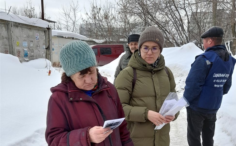 В Чувашии «Социальный патруль» ищет бездомных и оказывает им помощь