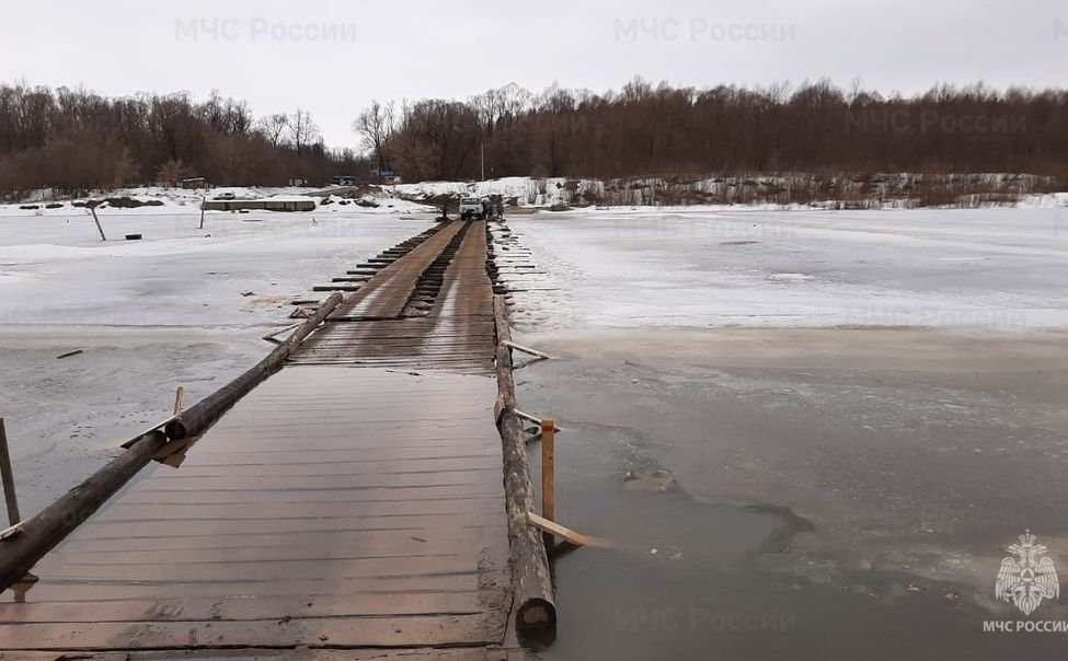 Ледовая переправа через Суру между Чувашией и Нижегородской областью завершила работу
