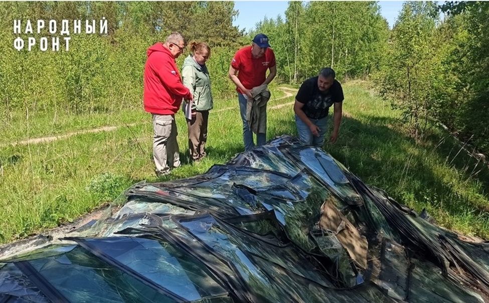 Народный фронт Чувашии инициировал устранение несанкционированной свалки