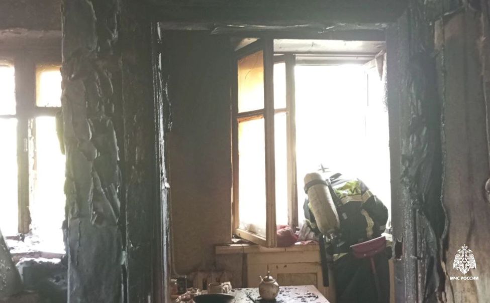 В Шумерле при пожаре в многоквартирном доме погиб мужчина