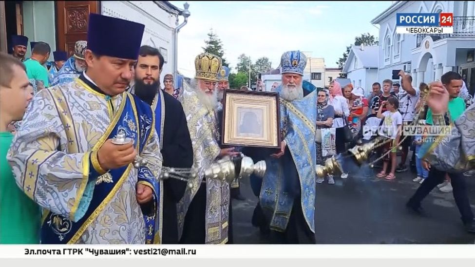 В Чебоксарах завершилось пребывание иконы «Казанская»