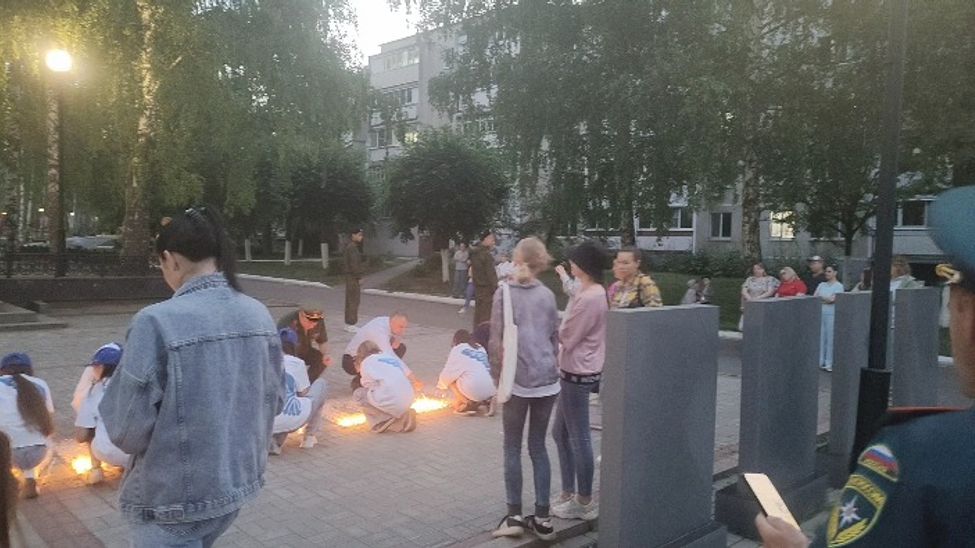 В Новочебоксарске проходит акция "Свеча памяти"