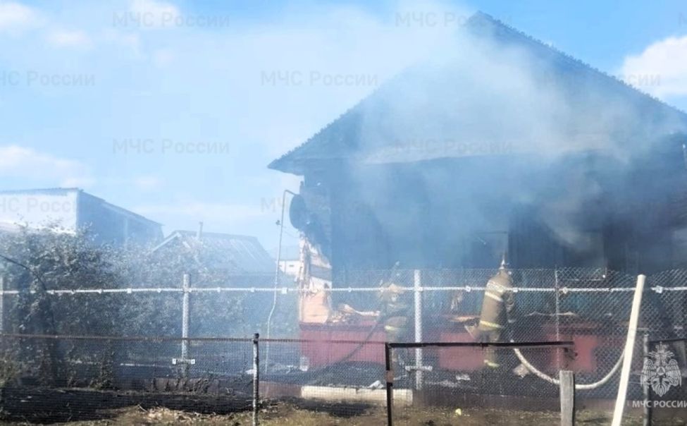 В Батырево сгорел частный дом 