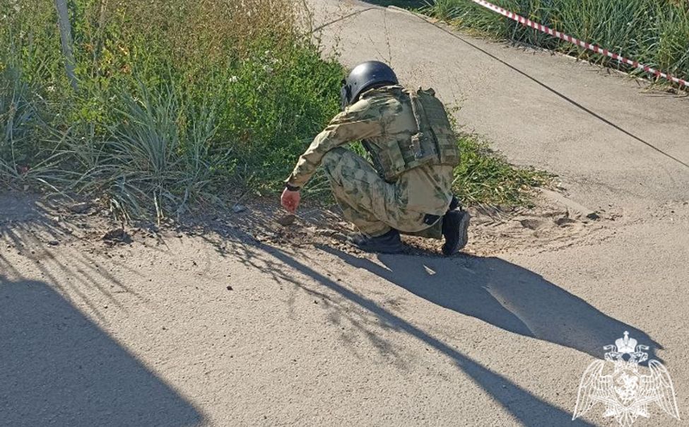 В Алатыре в песке обнаружили гранату