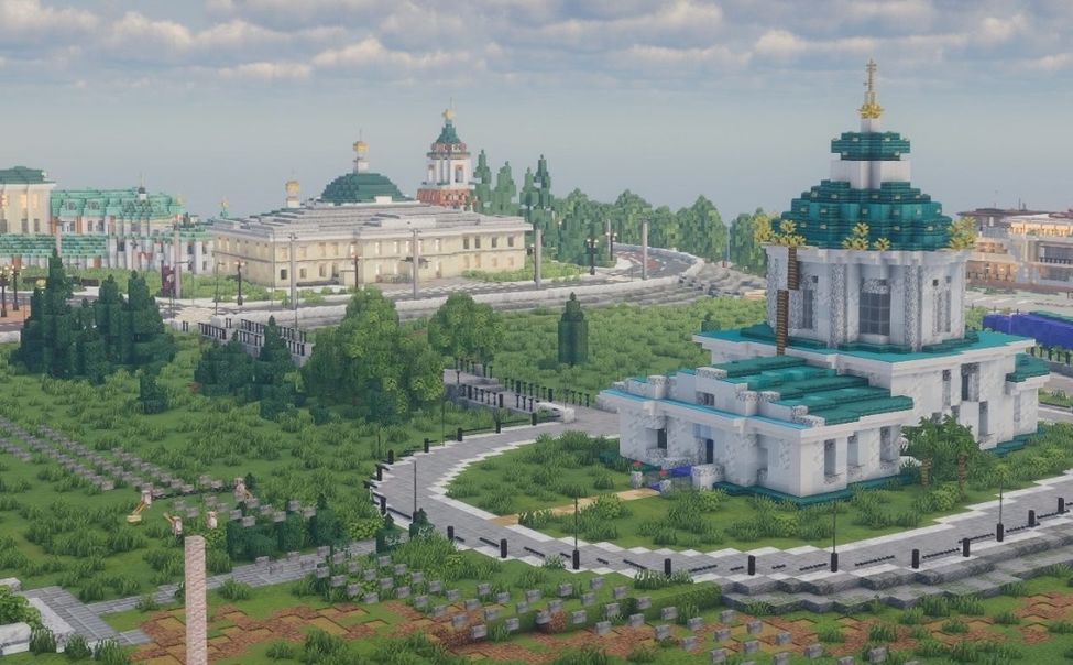 В игре Minecraft воссоздали историческую часть Чебоксар  