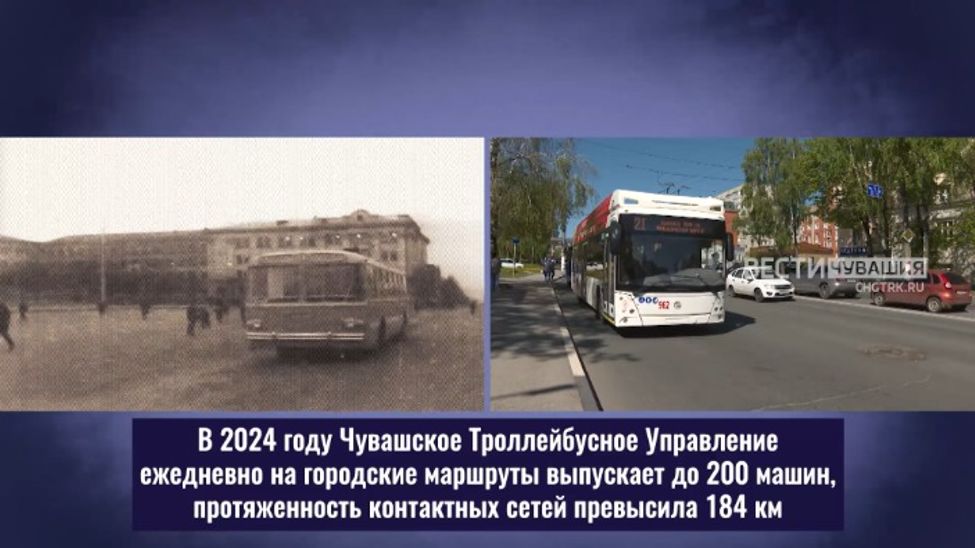 Чебоксары-555. Было - стало. Чувашское троллейбусное управление Чебоксары-555. Было - стало. Чувашское троллейбусное управление